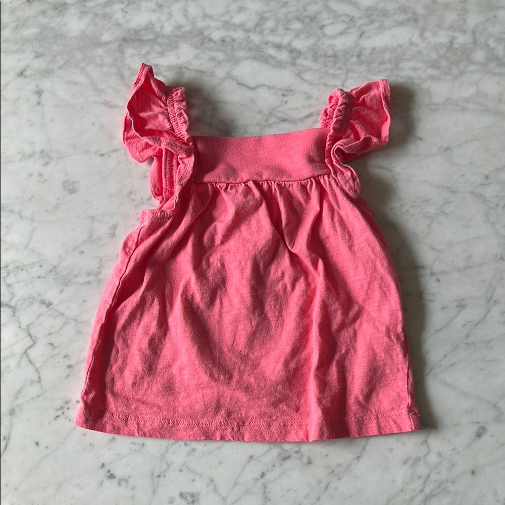 Carters size 2T Pink Ruffled Kids Top